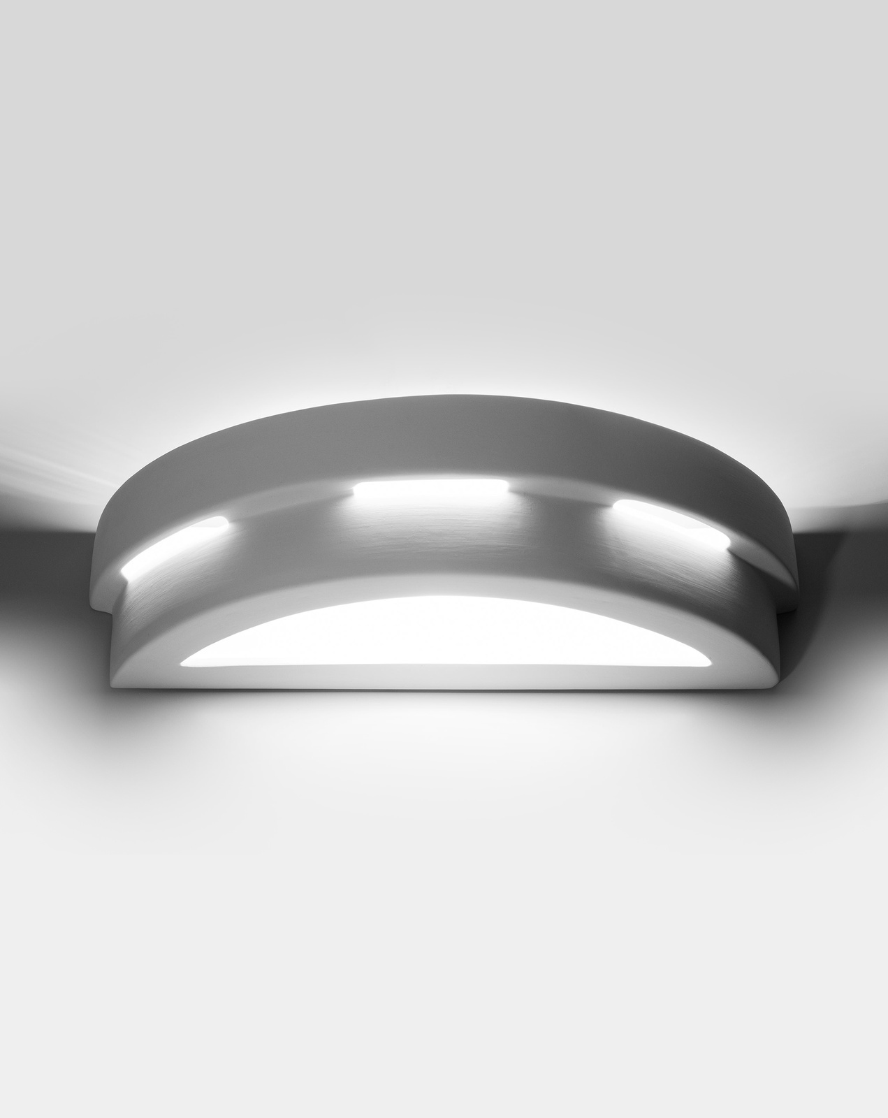 Aplică ceramică HELIOS alb + 1x bec LED E27 3000K cald 7.5W 620lm