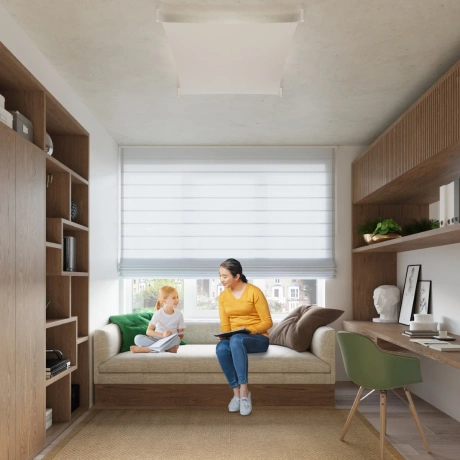 Plafonieră LUNA 4 alb