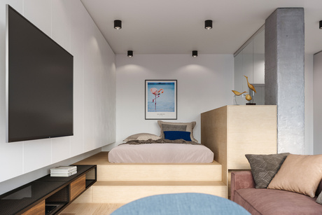 TIUBE plafonieră negru + 1x bec LED GU10 AR111 4000K COLD 10W 850lm