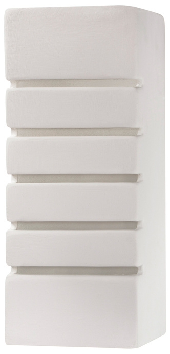 Aplică ceramică SAMIR alb + 1x bec LED E27 3000K cald 7.5W 620lm