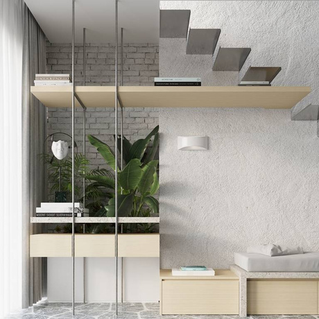 Aplică ceramică VIXEN alb + 1x bec LED G9 3000K cald 4.5W 510lm