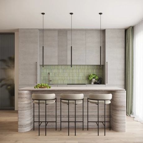 Lampă suspendată ARCHE 1 negru