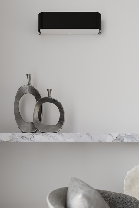 Candelabru LOKKO 45 negru + 5x bec LED E27 3000K cald 7.5W 620lm