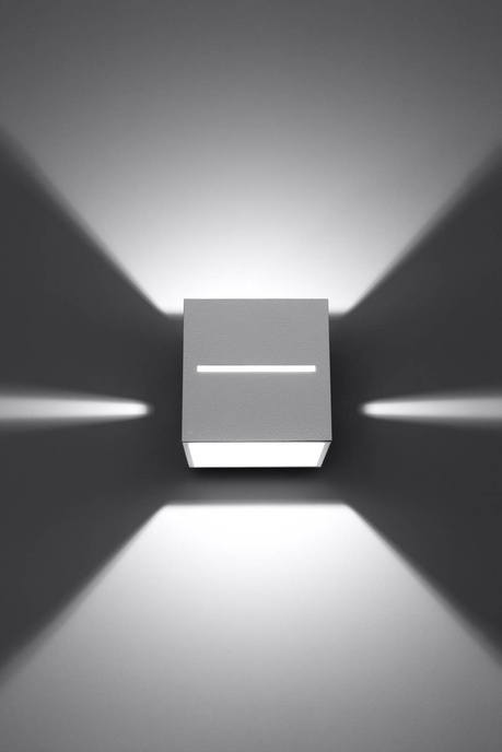 LOBO lampă de perete alb + 1x bec LED G9 4000K rece 4,5W 530lm