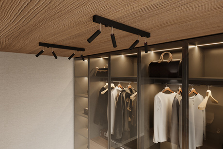 Plafonieră EYETECH 6 negru + 6x bec LED G9 3000K Warm 4.5W 510lm