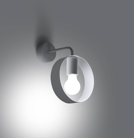 TITRAN 1 lampă de perete alb + 1x bec LED E27 3000K Warm 7.5W 620lm