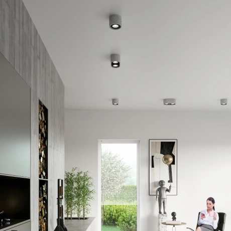 Plafonieră BASIC 2 beton