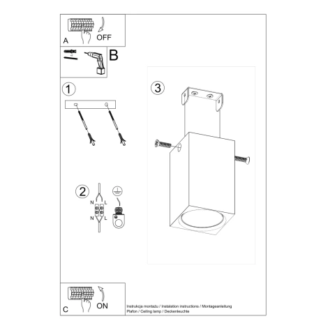 Plafonieră KEKE 10 stejar