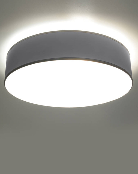 Plafonieră ARENA 55 GREY + 4 becuri LED E27 3000K Warm 7.5W 620lm