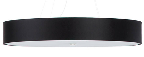 Candelabru SKALA 90 negru + 6x bec LED E27 4000K rece 7.5W 650lm