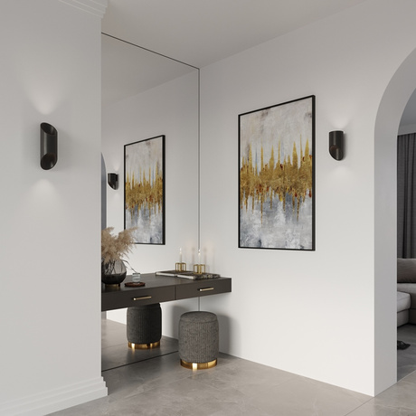 Lampă de perete PENNE 30 negru + 1x bec LED G9 3000K cald 4.5W 510lm