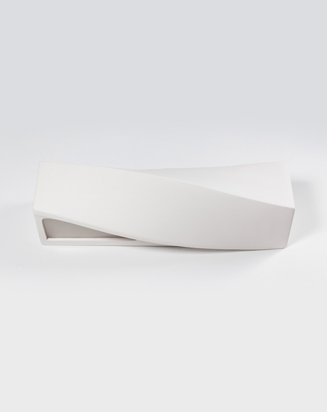 Aplică ceramică SIGMA alb + 1x bec LED E27 3000K cald 7.5W 620lm