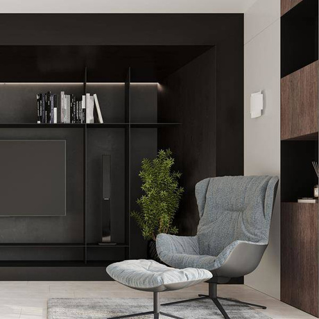 HESTIA lampă de perete alb + 1x bec LED G9 3000K cald 4.5W 510lm