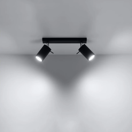 Plafonieră RING 2 negru