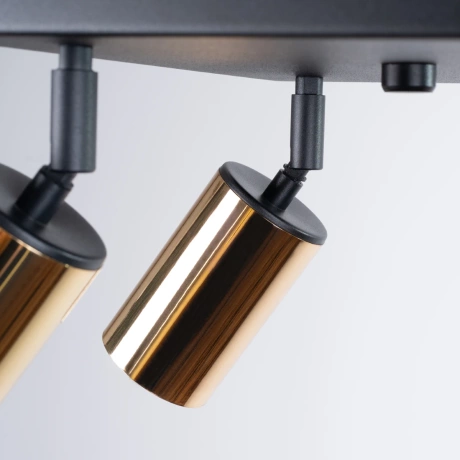 Plafonieră WINX 4 negru/galben