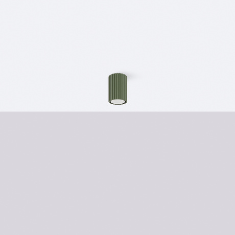 Plafonieră KARBON 10 verde măsliniu