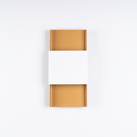 Lampă de perete DURLIN auriu/alb