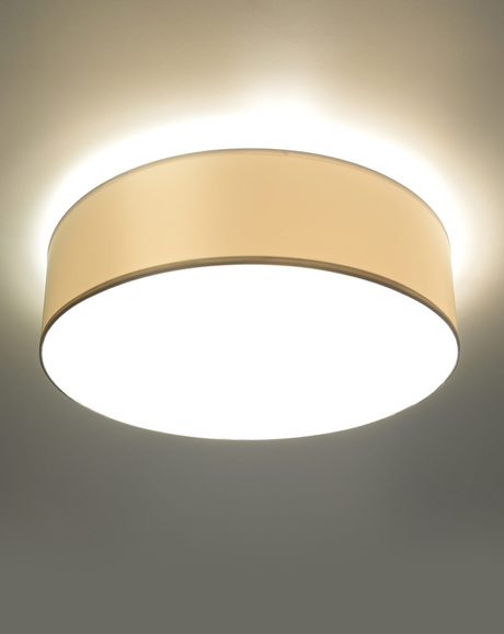 Plafonieră ARENA 35 WHITE + 2x bec LED E27 3000K Warm 7.5W 620lm