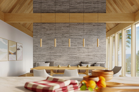 LINO 2 lampă suspendată din lemn natural + 2x GU-10 4000K rece 7W 630lm bec LED