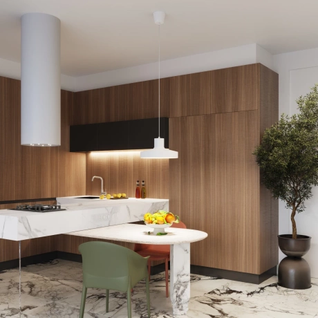 Lampă suspendată BILO biała