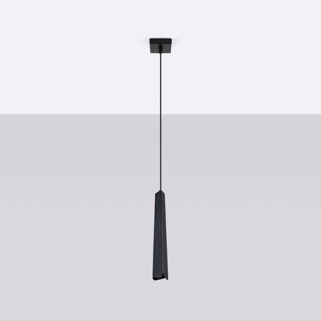 Lampă suspendată PRYSM 1 negru + 1x bec LED G9 3000K cald 4,5W 450lm