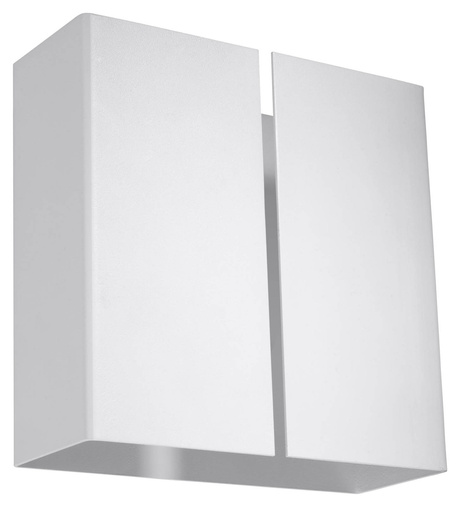 LINEA lampă de perete alb + 2x bec LED G9 4000K rece 4.5W 530lm