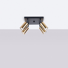 Plafonieră WINX 4 negru/galben