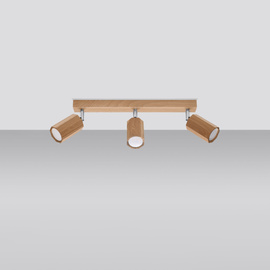 Plafonieră ZEKE 3 stejar