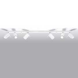 Plafonieră RING 6L alb