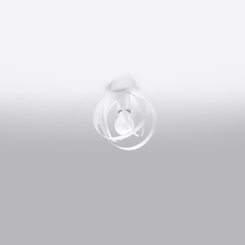 Plafonieră TULOS alb