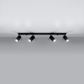 Plafonieră RING 4L negru