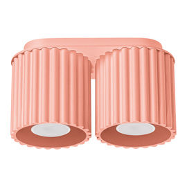 Plafonieră AURA 2 piersică GU10