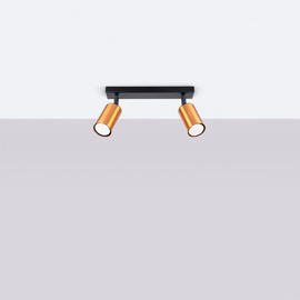 Plafonieră WINX 2 negru/cooper