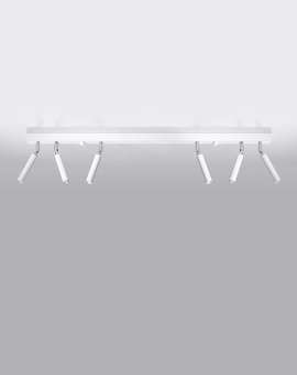 Plafonieră EYETECH 6 alb + 6x bec LED G9 3000K cald 4.5W 510lm