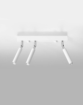 Plafonieră EYETECH 3 alb + 3x bec LED G9 4000K rece 4.5W 530lm