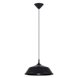 FRIKA lampă suspendată negru + 1x bec LED E27 3000K cald 7,5W 620lm