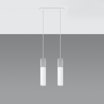 Lampă suspendată BORGIO 2 alb