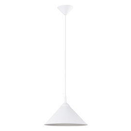 Lampă suspendată ZUMA alb + 1x bec LED E27 3000K cald 7,5W 620lm