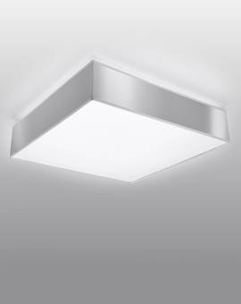 Plafonieră HORUS 25 GREY + 1x bec LED E27 3000K Warm 7.5W 620lm