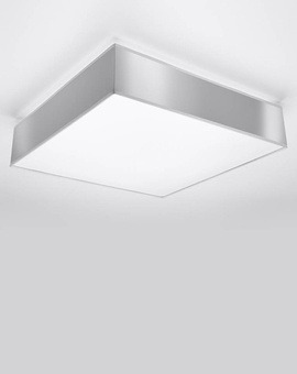 Plafonieră HORUS 55 gri + 4x bec LED E27 3000K cald 7.5W 620lm