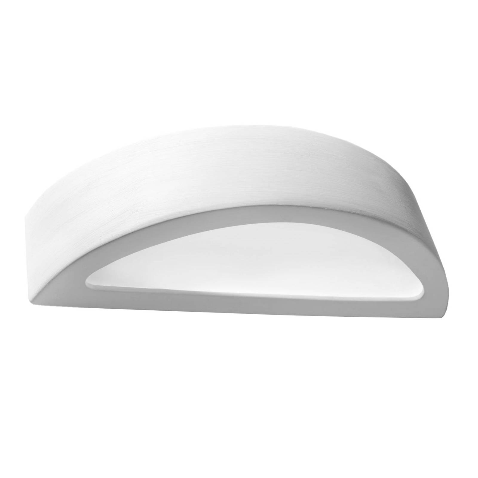 Aplică ceramică ATENA alb + 1x bec LED E27 3000K cald 7.5W 620lm