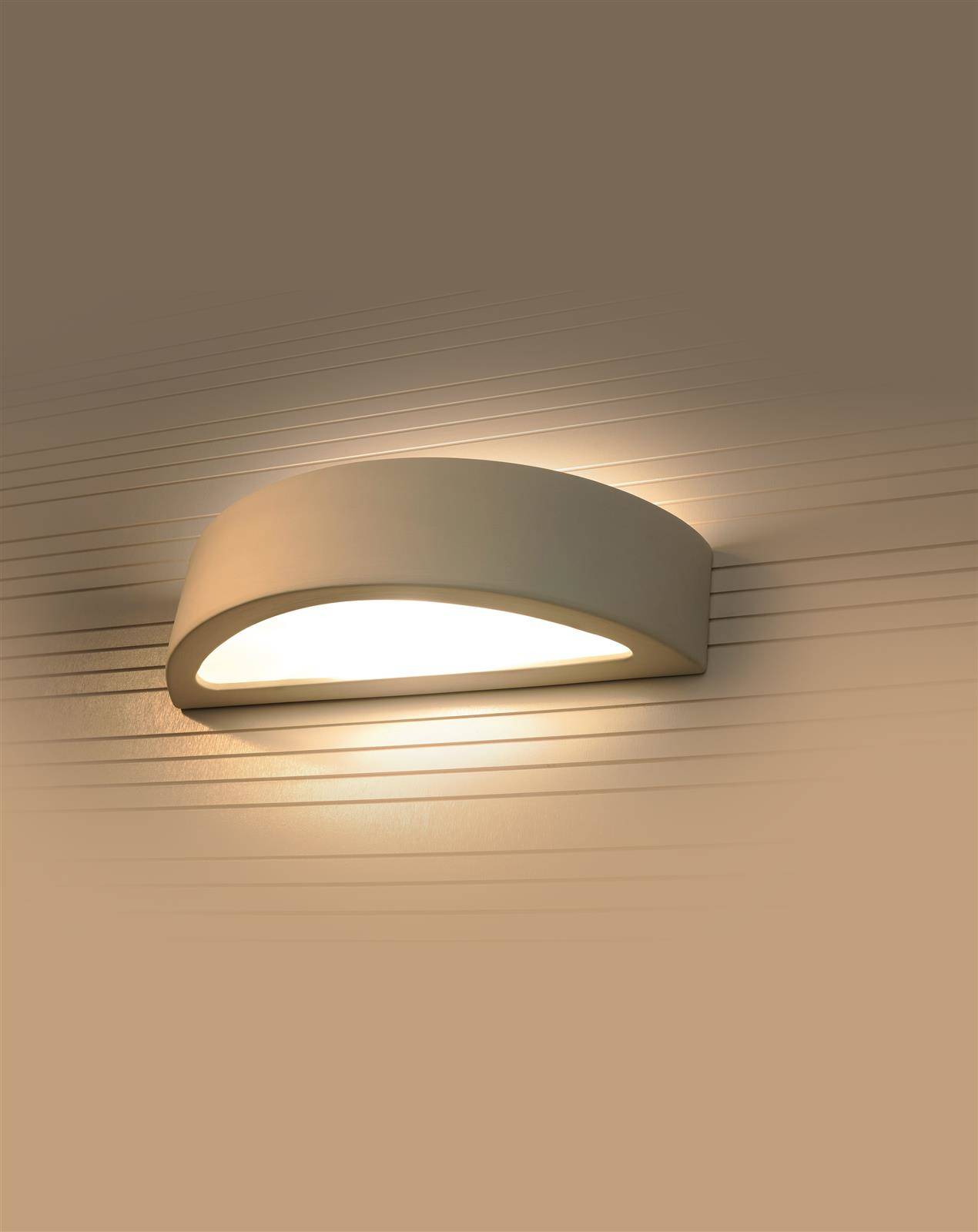 Aplică ceramică ATENA alb + 1x bec LED E27 4000K rece 7.5W 650lm