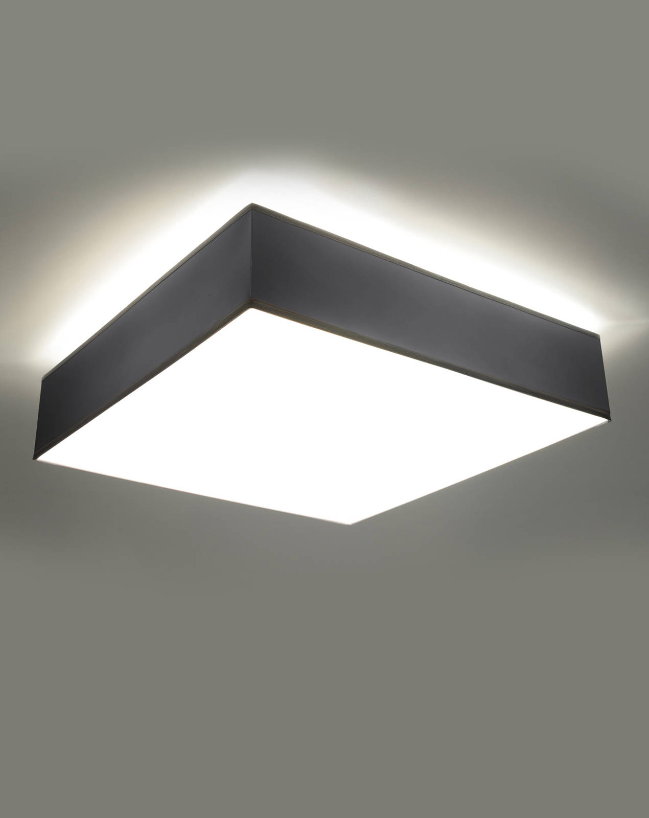 Plafonieră HORUS 45 gri + 3x bec LED E27 3000K cald 7.5W 620lm