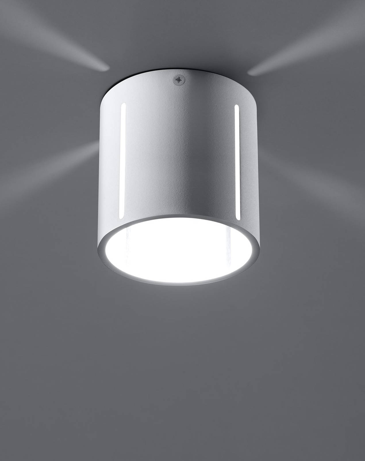 Plafonieră INEZ alb + 1x bec LED G9 4000K rece 4,5W 530lm