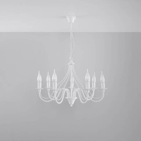 Candelabru MINERWA 7 alb