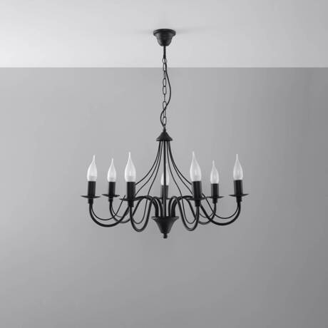 Candelabru MINERWA 7 negru