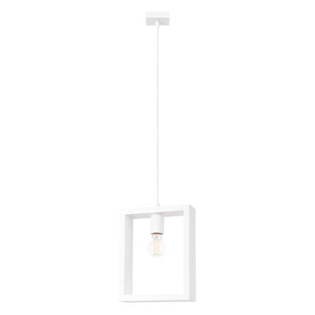 Lampă suspendată ARIES alb + 1x bec LED E27 3000K cald 7,5W 620lm