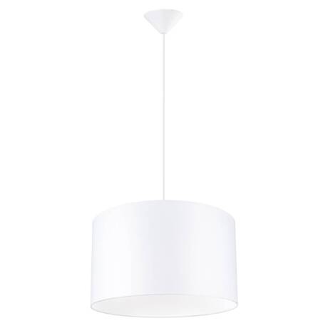 NOVA 40 lampă suspendată alb + 1x bec LED E27 3000K cald 7,5W 620lm