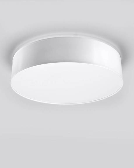 Plafonieră ARENA 25 GREY + 1x bec LED E27 3000K Warm 7.5W 620lm