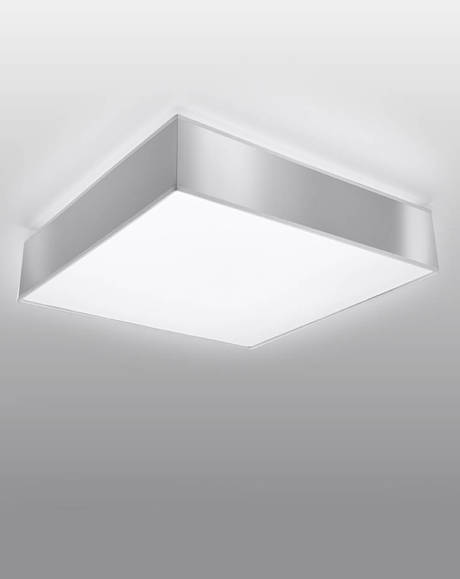 Plafonieră HORUS 25 GREY + 1x bec LED E27 4000K Cold 7.5W 650lm